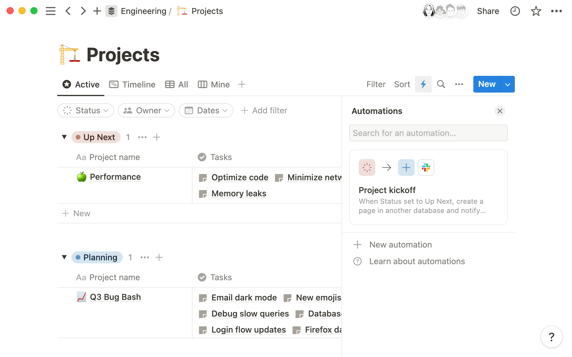 imagem principal - automações da base de dados